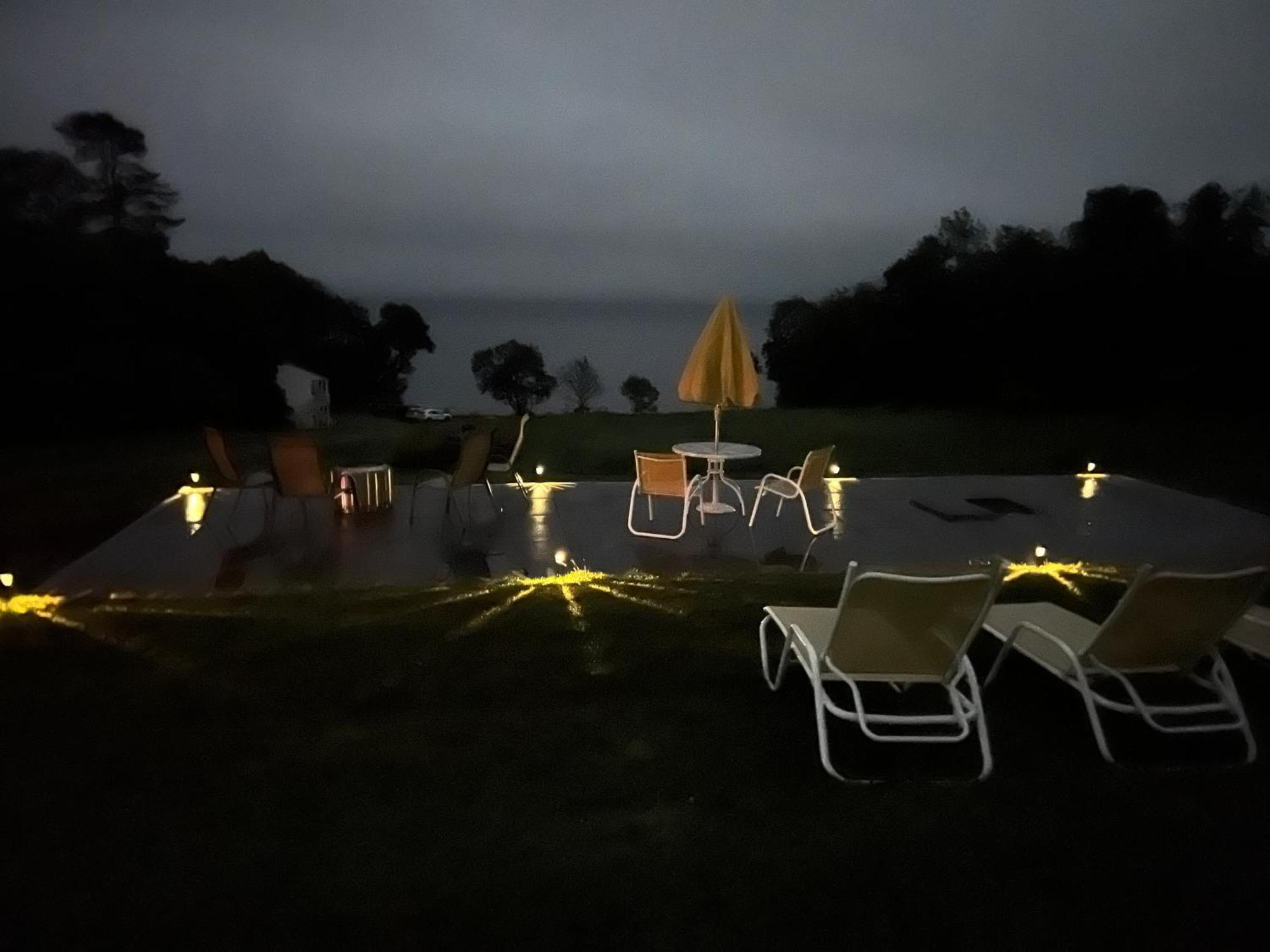 High Tide On The Ocean, And Inn